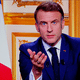 Emmanuel Macron lors d'une allocution télévisée le 5 décembre 2024.