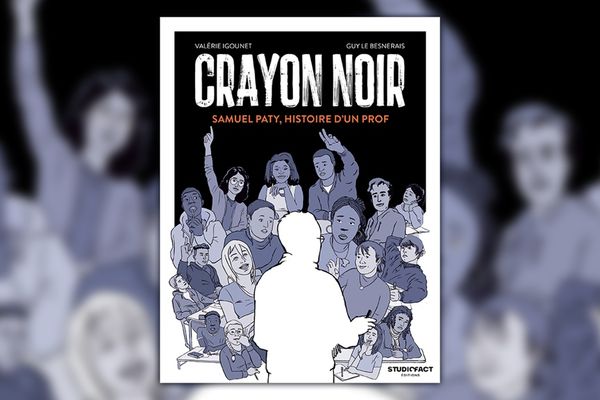 Crayon Noir, paru aux éditions Studiofact, rend hommage au professeur Samuel Paty.