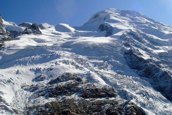 La glacier des Bossons... en plein jour !