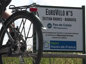 Randonnée vélo de Nortkerque à Éperlecques.