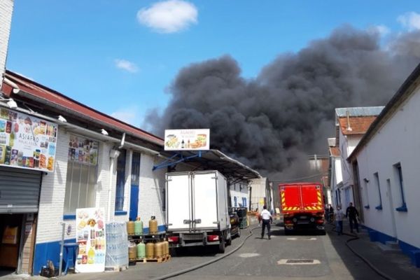 Le sinistre est survenu au 143, rue Rateau à La Courneuve.