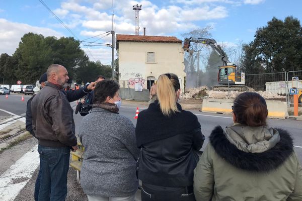 La gare de La Motte dans le Var est démolie ce mardi 24 novembre.