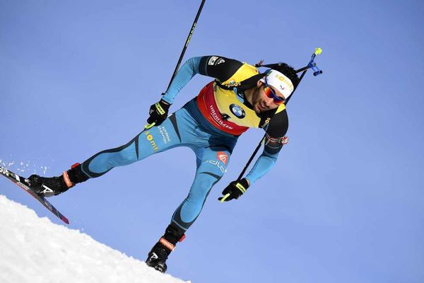 Martin Fourcade lors du sprint du 11/02