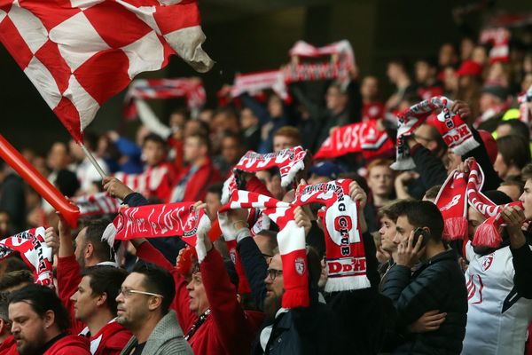 Les supporters du LOSC, samedi 28 avril au Stade Pierre-Mauroy