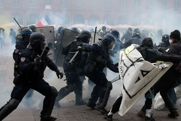 Le 12 janvier de violents incidents avaient eu lieu Place du Capitole