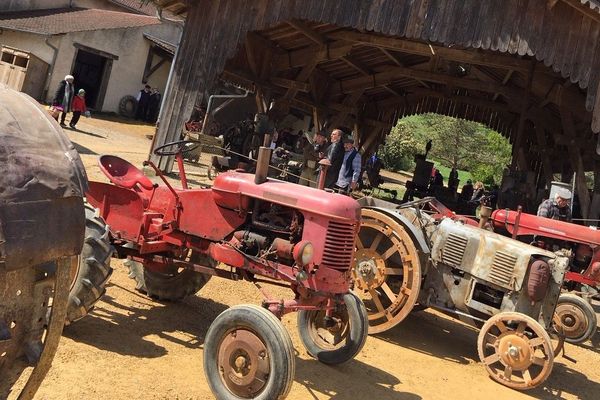 Exposition de vieux tracteurs