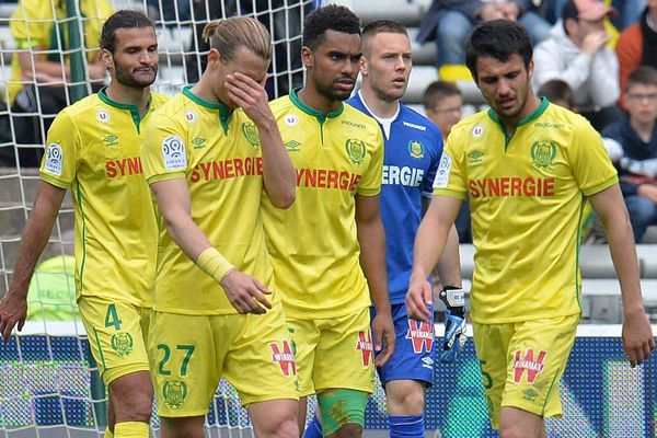 La déception des Nantais face à Montpellier lors de la 34ème journée de ligue 1