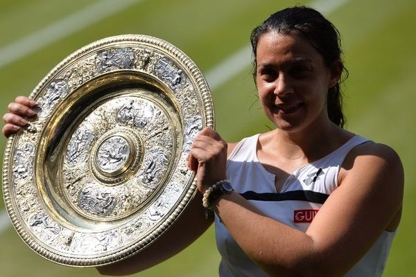 Marion Bartoli après sa victoire