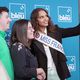 Miss France 2023 sur le stand de France Bleu lors de la Foire Comtoise 2023.