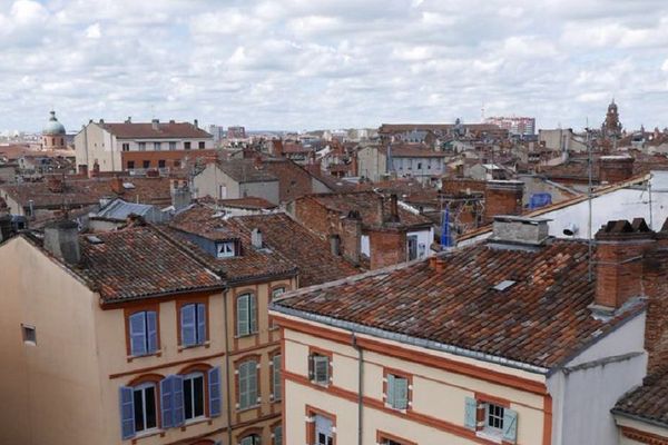 Toulouse, vue du quartier des Carmes.