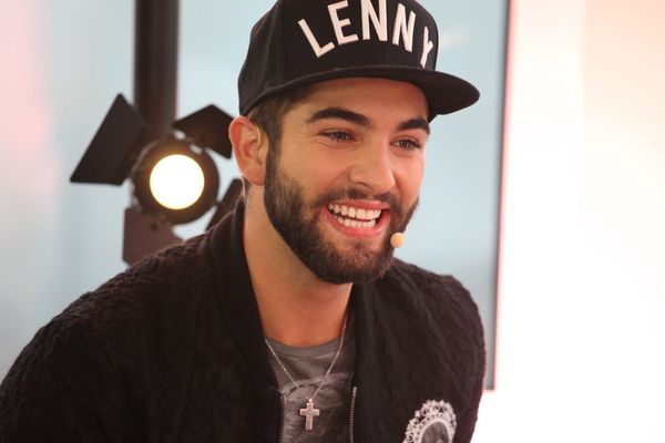 Kendji Girac au festival NRJ in the Park, à Charleroi, en Belgique, le 19 septembre 2015.