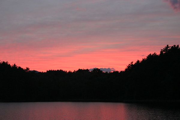 Voile
Coucher du soleil sur la baie