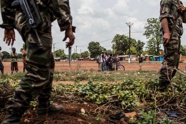 Des soldats français lors d'une opération à Bangui