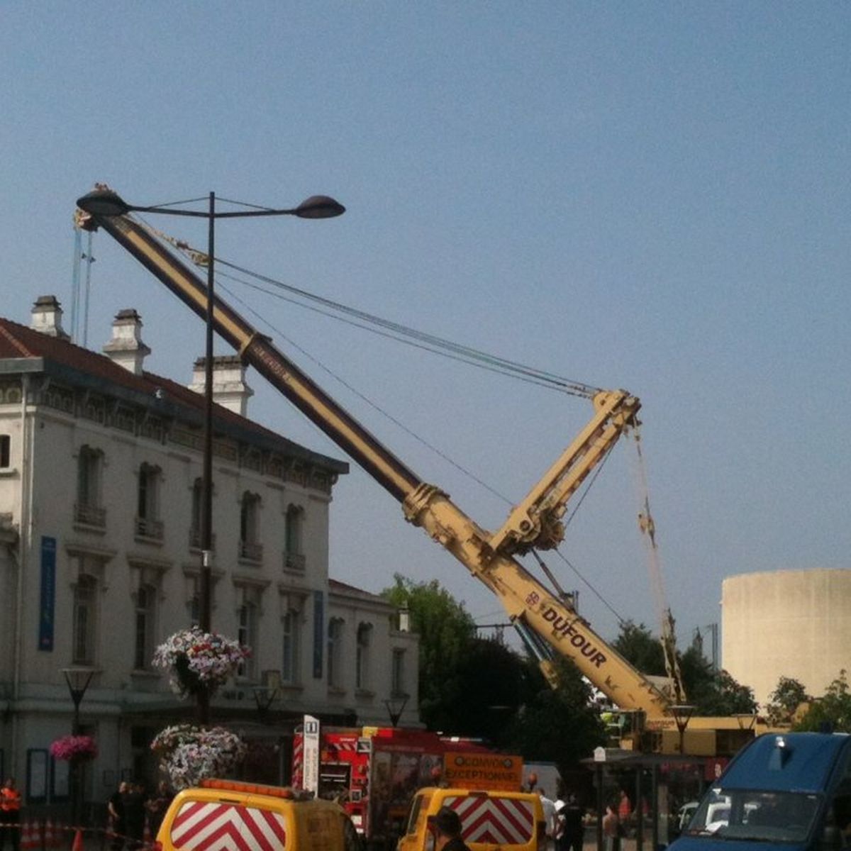 Bretigny Sur Orge 91 Les Operations De Levage En Cours