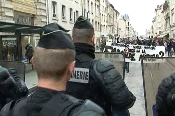 Nancy - Des cortèges sous haute surveillance