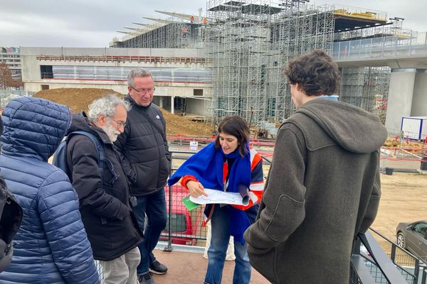 Le viaduc de la ligne 18 rejoindra des tunnels de 10 mètres de diamètre, à 28 mètres de profondeur.