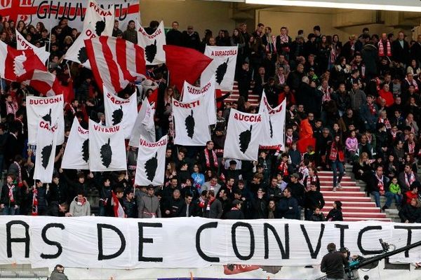 Stade Francois Coty, Ajaccio, le 11 janvier 2014 