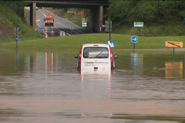 Les inondations dans le secteur de Vitré (35)