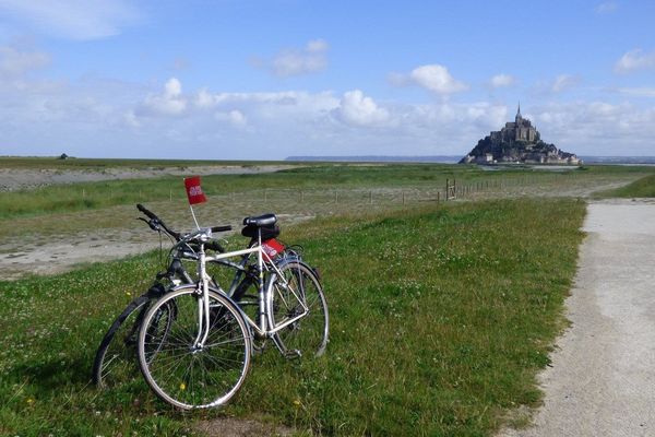 Le Mont-Saint-Michel et le Tour de France : les belles images