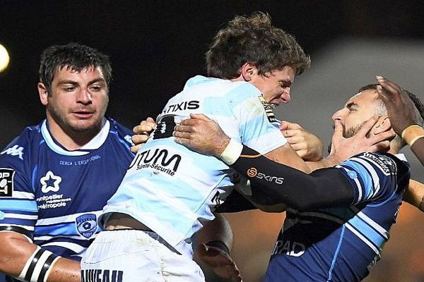 Colombes (Hauts-de-Seine) - le MHR battu 21 à 9 par le Racing 92 - 5 novembre 2016.