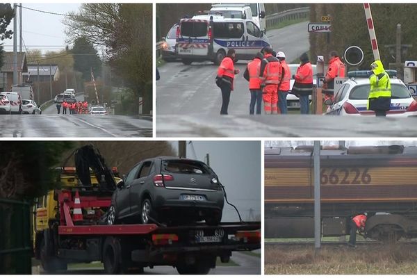 Les barrières du passage à niveau étaient fermées au moment de l'accident, d'après le Parquet de Boulogne-sur-Mer.