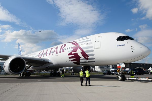 Le premier A350 aux couleurs de Qatar Airways