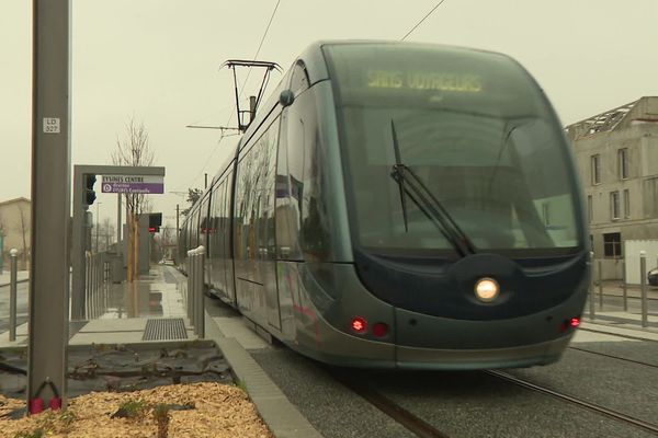 Le tram D en test sur l'extension jusqu'à Eysines, terminus à partir du 29 février.
