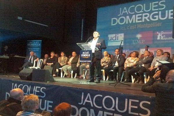 Montpellier - le meeting de Jacques Domergue et la présentation de la liste UMP - 25 février 2014.