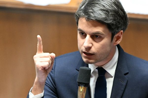 Gabriel Attal à l'Assemblée nationale le mardi 23 janvier.