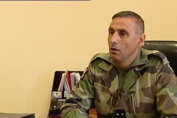 Le Général Soriano, Commandant de la 7ème Brigade Blindée