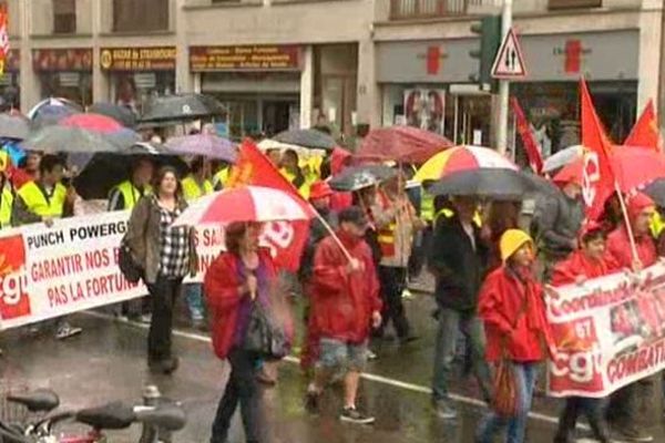 La manifestation strasbourgeoise