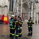 L'exercice incendie du 21 octobre est "grandeur nature". Il implique une trentaine de sapeurs-pompiers du SDIS 76 , les services des monuments hstoriques, la préfecture et le diocèse.