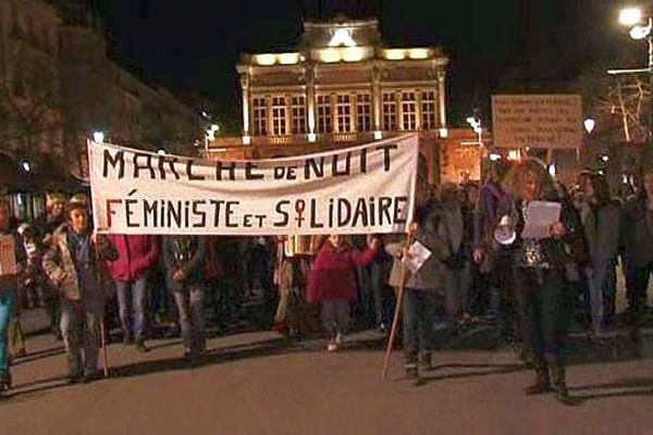 Béziers (Hérault) - la marche nocturne des femmes- 21 mars 2016.