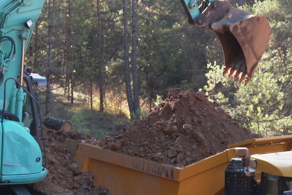 La société Umicore a commencé la dépollution d'anciens sites miniers dans les Cévennes.