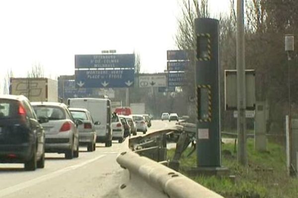 Le radar alsacien le plus actif se trouve à Strasbourg, sur l'A35 en direction de Colmar