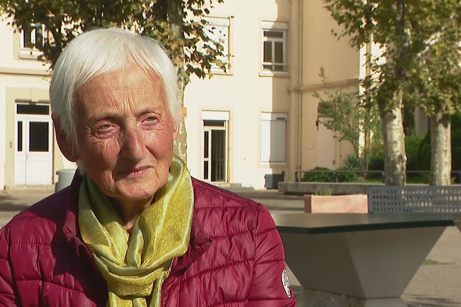 Agnès Buisson returns to a school near Lyon where she was hiding