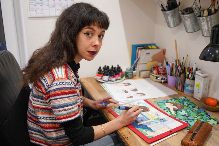 Julia Frechette: Rising Star Illustrator of Children’s Books in Strasbourg