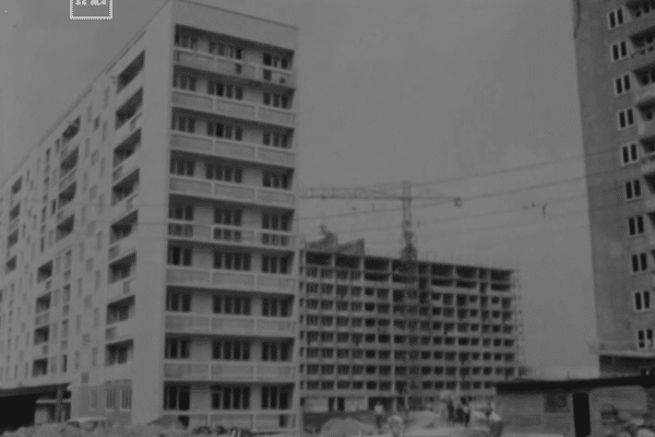 La reconstruction après la Seconde Guerre mondiale, autour de Paris.