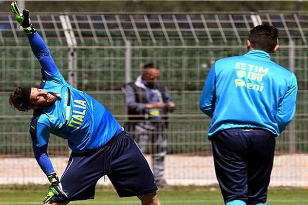 Montpellier - Federico Marchetti, gardien italien à l'entraînement - 23 juin 2016.