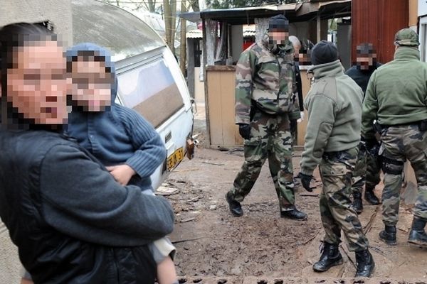 Les gendarmes sont intervenus ce matin dans 3 camps de Roms de Toulouse