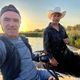 Randonnée à cheval en Camargue avec Denis Clerc, journaliste et sportif chevronné avec André Mezy, guide touristique.