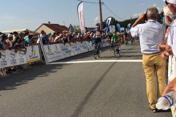 Roman Maikin remporte la 2ème étape du Tour du Limousin, le 17 août 2016