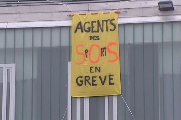 Les agents des sports de Besançon en grève