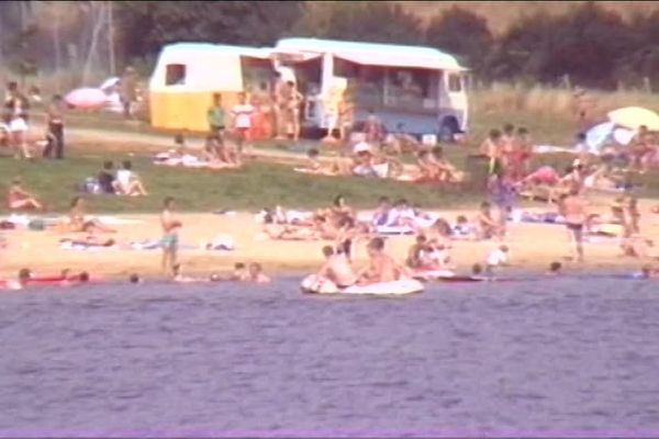 Le lac de Saint-Pardoux dans les années 80