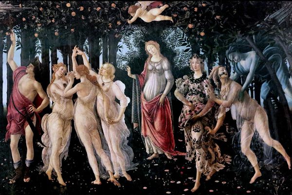 "Le Printemps" de Sandro Botticelli est une peinture exécutée en tempera sur panneau de bois entre 1478 et 1482. Ce tableau se trouve actuellement à la Galerie des Offices de Florence en Italie.