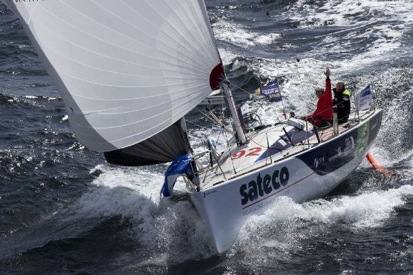 Benjamin Dutreux et Frédéric Denis, sur Sateco Team Vendée Formation