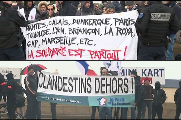 Minfestations "pro" et "anti" migrants ce samedi à Ouisreham