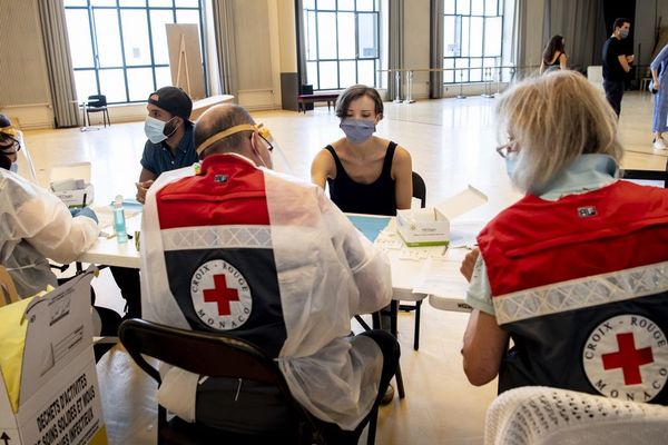 La Croix Rouge a effectué les tests ce 13 mai.