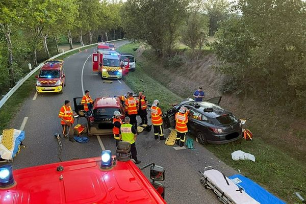 Collision frontale au sud est de Toulouse