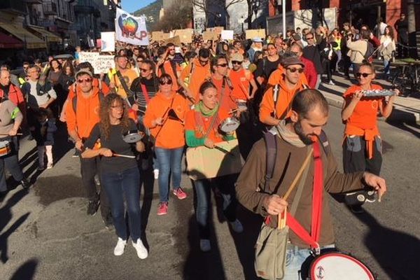 Forte mobilisation pour la marche pour le climat à Nice qui a député à 14h place Garibaldi.